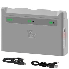 Two-Way Battery Charging Hub for DJI NEO Drone, 3 Channel Battery Charger Station Compatible with DJI Neo, with USB Type C and Type A Cables