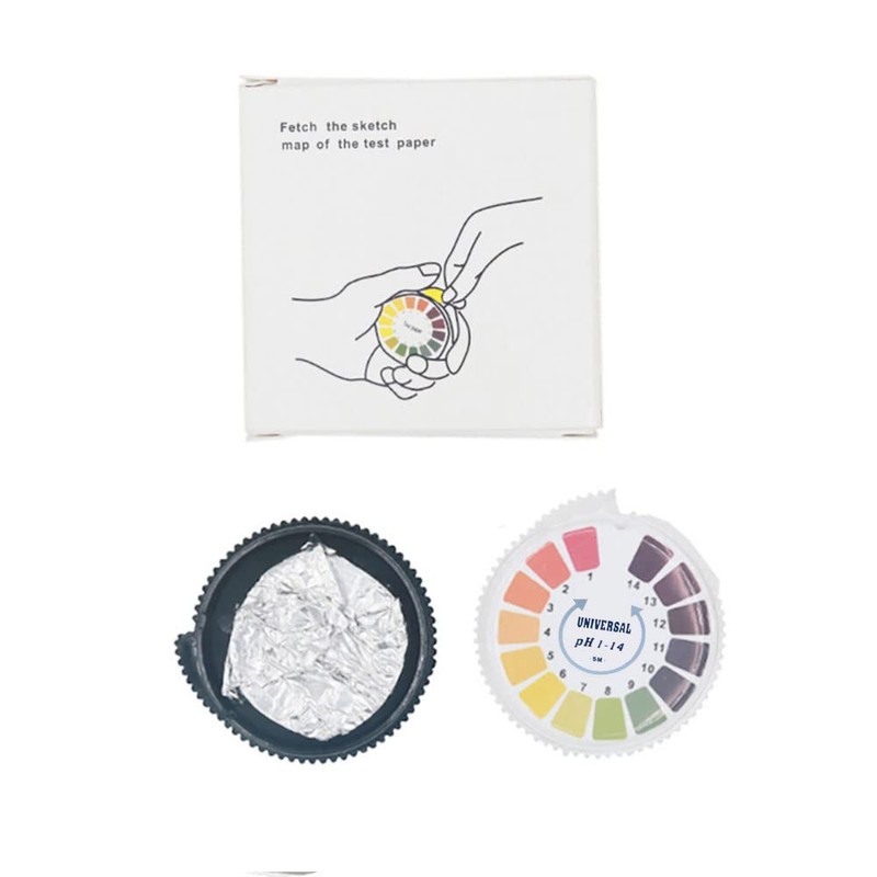 2PCS Universal pH Test Paper Strips pH Test Strips Roll,