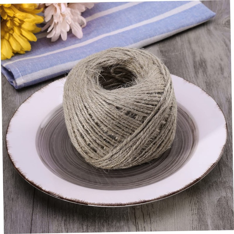 COHEALI 2pcs Jute Twine String Macrame Cord Christmas Twine for