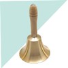 Ciieeo Ringing Hand Bell 6.5cm Diameter Made of Brass Christmas
