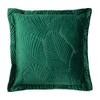 Paoletti Palmeria Cushion Cover, Emerald, 60 x 60cm