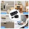 KBIBCK Einbausteckdose mit USB und Type-C, 4-in-1 Tischsteckdose, 2-Fach Einbau
