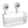2026 New No-Drill Bathroom Suction Storage Box, Large Capacity Strong