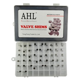 AHL 7.48mm O.D. Adjustable Valve Shim Kit 1.20mm-3.50mm Thick for Yamaha YZF600R YZF600 R 1995-2007 (47pcs)