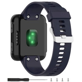 Meifox Compatible with Garmin Forerunner 35 Band,Solf Silicone Replacement Bands for Garmin Forerunner 35 Watch (Navy Blue1)