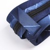 Corbata con cierre preatada para hombre, diseño de rayas, para