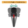 Kimyoaee ワイヤレス ラベリア マイク アクセサリー トランスミッター用ハンドヘルド マイク ホルダー スタンド For