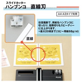Plus Paper Cutter for Hambunko Replacement Blades Set of 3 (Cutting, Folding, Perforation)