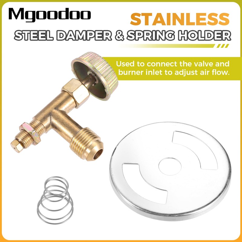 Mgoodoo 3/8" Male Swivel Flare Propane Gas Inlet Range Cooking