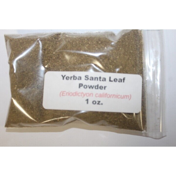 Unbranded 1 oz. Yerba Santa Leaf Powder (Eriodictyon californicum)