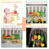 KAKIBLIN Baby Hanging Rattle Toys, 4 Pack Car Seat Stroller