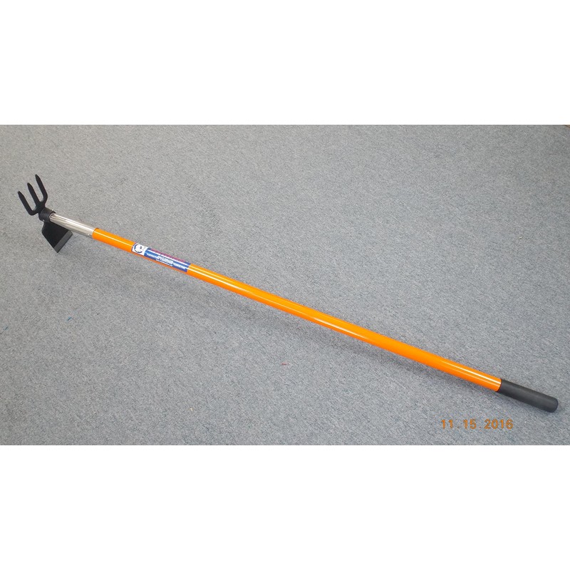 Reaowazo 3-Prong Cultivator Hoe with Dual Heads for Weeding &