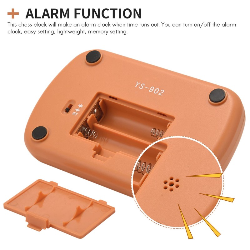 Chess Clock, Digital Chess & Game, Multipurpose Portable Professional Clock
