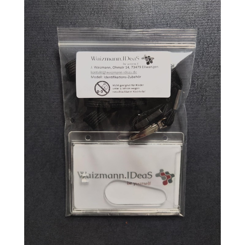 Waizmann.IDeaS® "Breakaway" ID Set Lanyard 10 mm Lanyard Safety Lock
