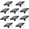 MATMO Black Kitchen Cabinet Knobs, 10 Pack Bird Cage Kitchen