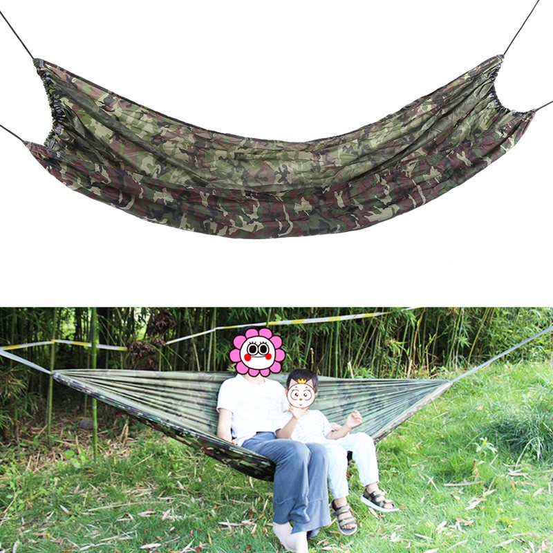 Outdoor Camping Travel Swing Anti Rollover Single Double Hammock Hanging