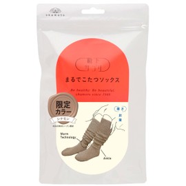Socks Supplement, Like Kotatsu Socks, Warm, Cold Protection, Winter, Cold Protection, Room Socks, 532-995, Cinnamon (seasonal limited colors)