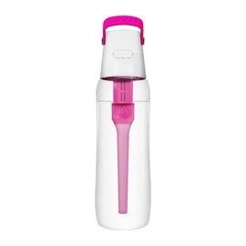 Dafi Water Bottle with Filter Solid 0.7 L Pink - Water Bottle Filters Chlorine When Drinking, Water Filter Bottle, Water Filter Bottle - for Travel, Sports, BPA-Free