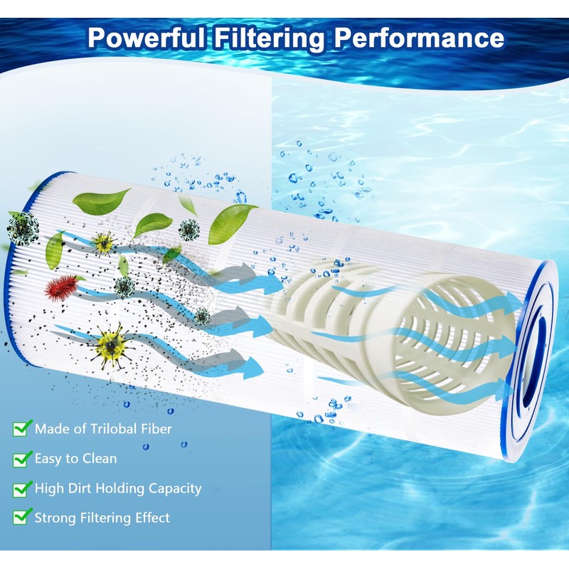 Poolimpid CS100 Pool Filter Compatible with Jandy CS100, R0462200, PJANCS100,