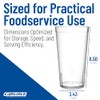 Carlisle 522007 Stackable Shatter-Resistant Plastic Tumbler, 20 oz., Clear (Pack