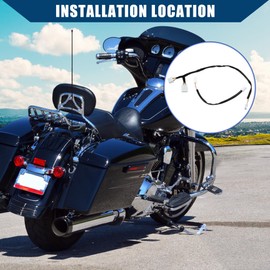 Hihaha NO. CD-TP-QD-13 Quick Disconnect Wiring Harness for Harley CVO Electra Glide Road Glide Street Glide 1998-2013 / Motorcycle Quick Disconnect Wiring Harness/Durable / 1pcs