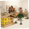 VILLFUL 2pcs Miniature Trees for Sand Table Models Durable Mini