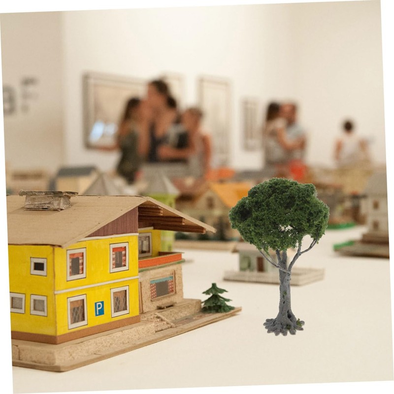 VILLFUL 2pcs Miniature Trees for Sand Table Models Durable Mini