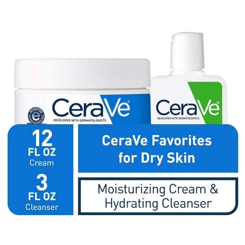 CeraVe Moisturizing Cream and Hydrating Face Wash Trial Combo, 12oz