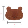 Hide & Drink, Sleepy Bear Leather Coin Pouch/Wallet/Card Holder/SD Organizer/USB