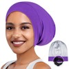 Zenssia Satin Bonnet for Sleeping, Stretchy Satin Sleep Bonnet for