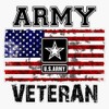 US Army Veteran Window Bumper Sticker Decal 5"
