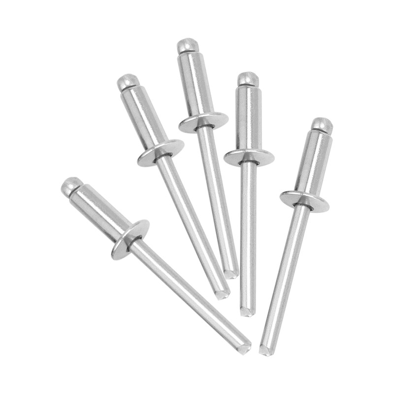 QWORK Stainless Steel Blind Rivets, 500 Pcs 3/16" x 1/2"