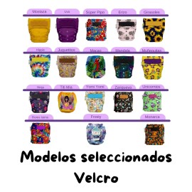 3 Pañales Ecológicos De Tela Ecopipo Modelos En Oferta                                                                                                