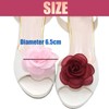 NiceYnn 2pcs Decoration Removable Shoe Buckle, Charms Rhinestone Crystal Pearl