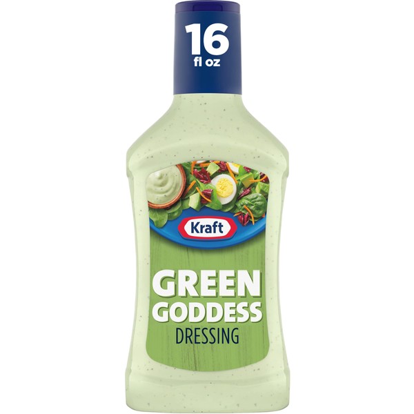 Kraft Green Goddess Salad Dressing (6 ct Pack, 16 fl oz Bottles)