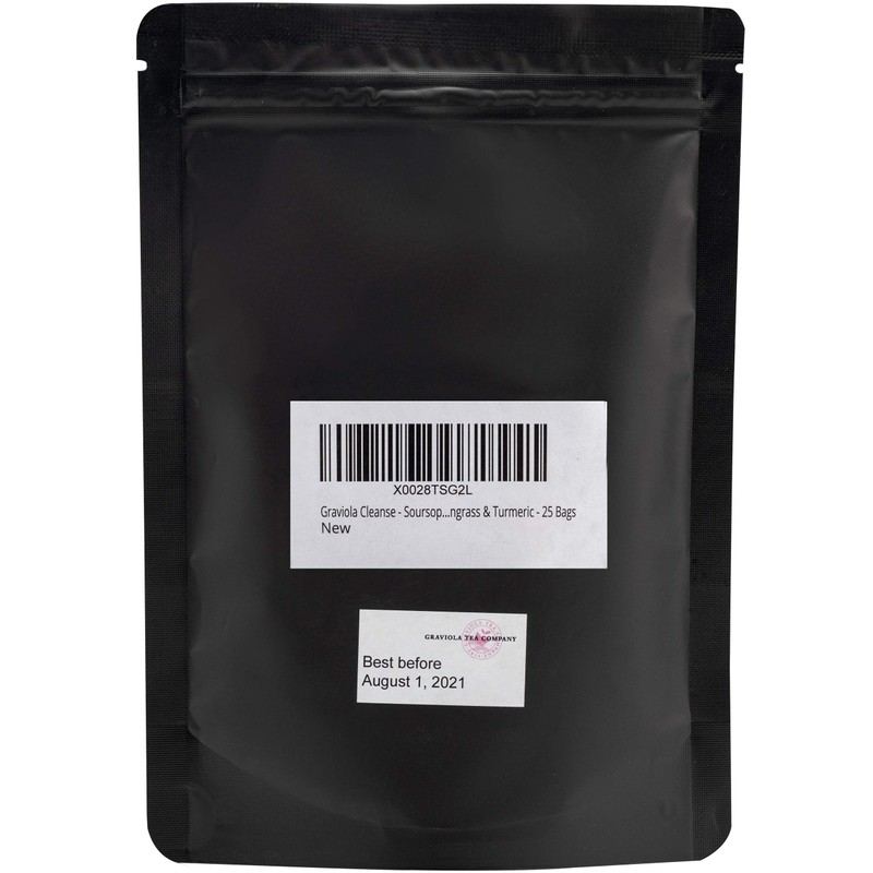 Graviola Cleanse - Soursop Leaf Tea Blended With Moringa, Lemongrass