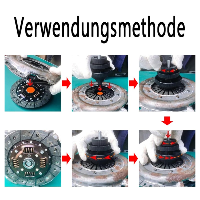 GERUI 2 x Clutch Centring Tool, Car Clutch Loc Corrector,