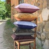 Out Style Cushion Cover 45x45 Solid Imported Fabric (Parador Silver