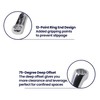 Dapetz ® 25mm - 28mm deep Offset Bi-hex swan Neck