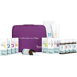 A.Pflger GmbH & Co. KG PFLGER Sch?ler Salze Set Nr. 1-12 je 100 Tabl. & Nr. 1 + 11 als Creme - Haus- und Reiseapotheke - glutenfrei