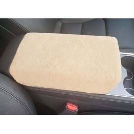 Car Console Covers Plus Made in USA fits Nissan Murano SUV 2003-2008 Fleece Center Armrest Cover for Center Console Lid Tan