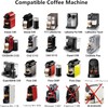 Refillable Coffee Capsules Stainless Steel Reusable N-espreesso Pods Compatible with
