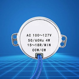 101 synchronous m,Yctze ts-101 synchronous m 1pc AC 100-127V 4W Synchronous Motor 50/60Hz CCW CW Geared Motor (15-18RPM)
