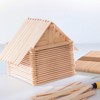 Darice 1000 Pcs Popsicle Stick, 4.5" Natural Wood Craft Sticks