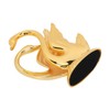 Swan Napkin Holder Golden Swan Design Rustproof Alloy Elegant Style
