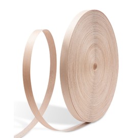 FAKILO Maple Edge Banding, 3/4” X 250ft Roll Real Maple Wood Veneer Edging, Flexible Pre-glued Plywood Edge Banding Strips with Strong Hot Melt Adhesive Iron-on Edgebanding for Furniture Restoration