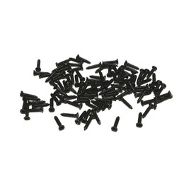 Track Construction Screws for Model Railways Countersunk Head Sheet Metal / Wood Screws with Tip and PH Phillips Dimensions: 1.4 x 10 mm, Pack of 100, Head Diameter = 2.5 mm, Factory Material: Steel
