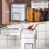 TLOG Mini Rice Cooker 2.5 Cups Uncooked, Healthy Ceramic Coating
