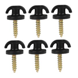 PACKOVE 8pcs Car Trunk Hooks Adjustable Cargo Net Hooks for Luggage for Secure Storage Easy Install for SUV and Trucks