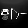Solar Powered Wind Mill Model Desktop Decor Craft Kids Children